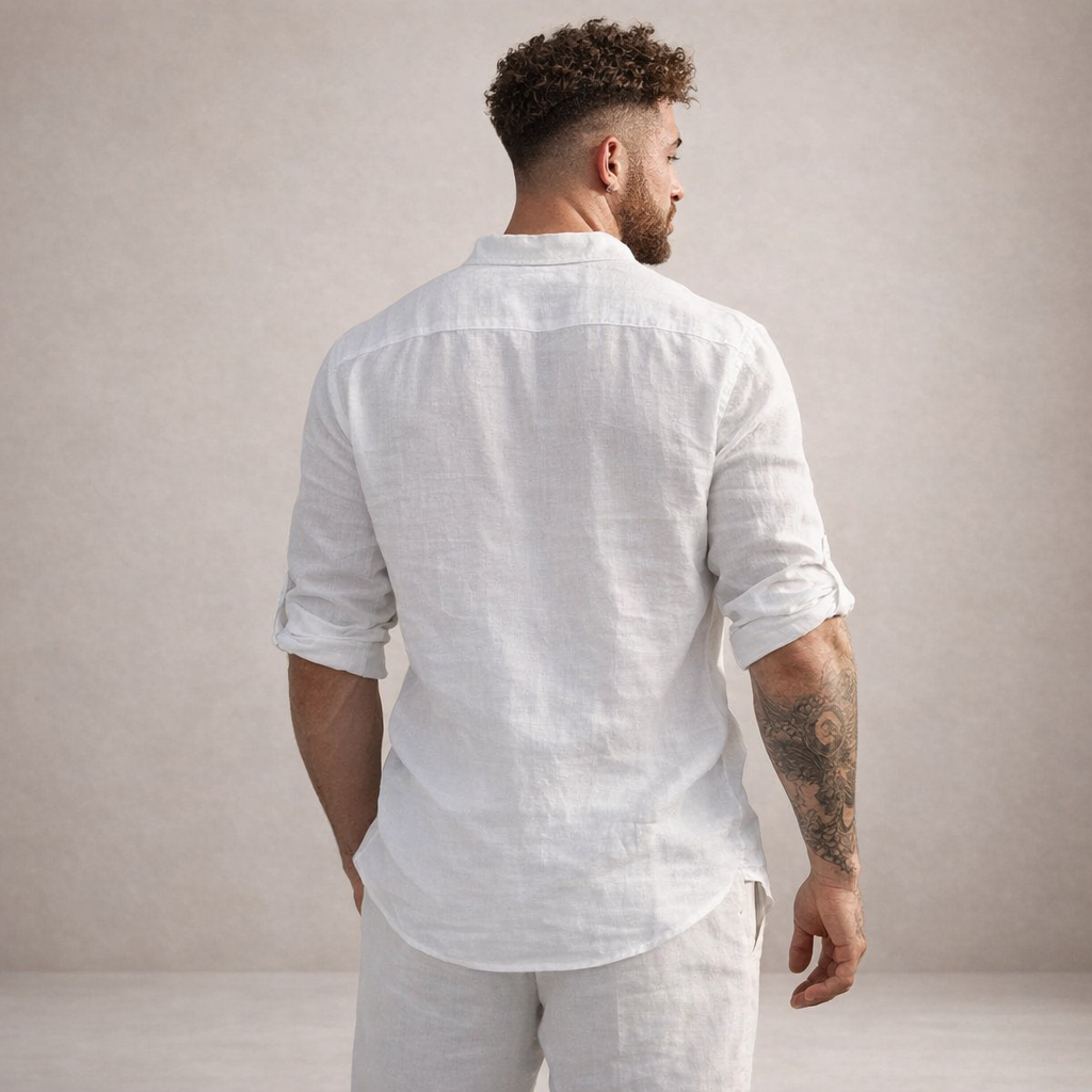 LIAM™ | Stand Collar Shirt