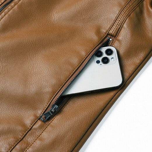 LIAM™ | Men's Moto-Style Zip Jacket