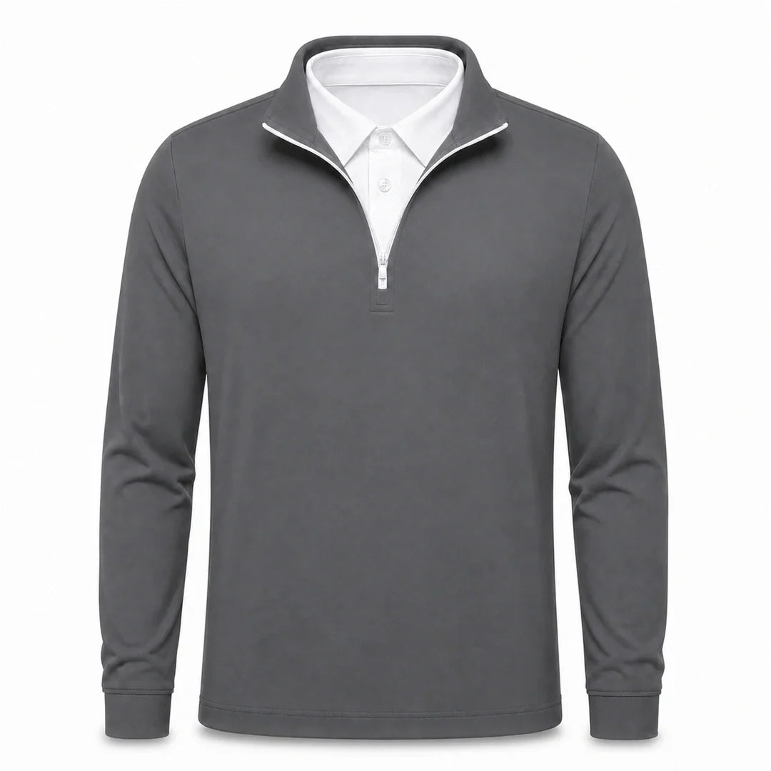 LIAM™ | Leon - Men’s Ultra-Comfortable 2-in-1 Quarter-Zip