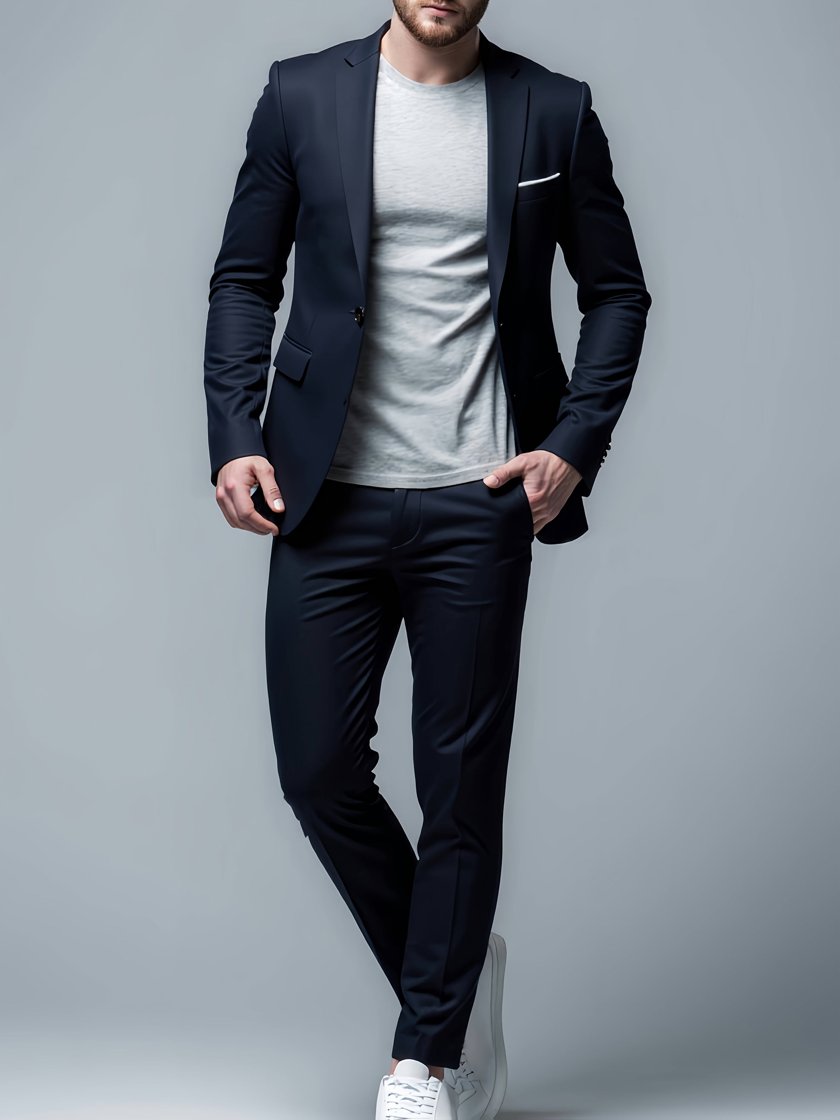 LIAM™ | Men's Stretch Two-Button Suit