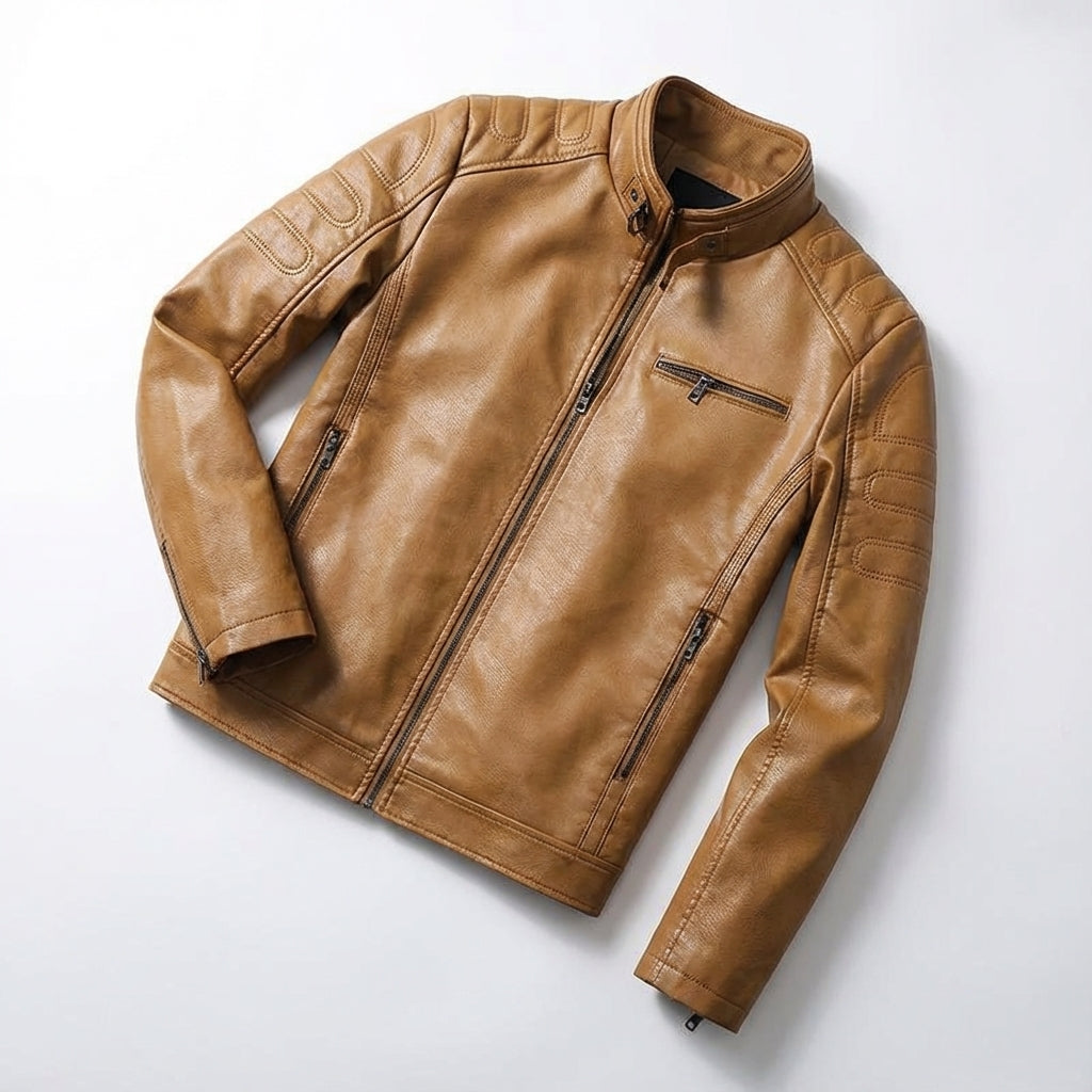 LIAM™ | Men's Moto-Style Zip Jacket