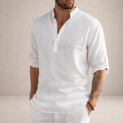 LIAM™ | Stand Collar Shirt