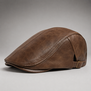 LIAM™ | Hawthorne Leather Driving Cap