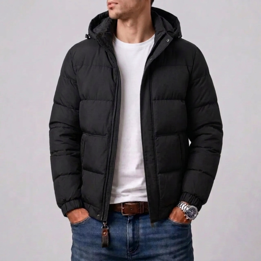 LIAM™ | Hooded Quilted Puffer Jacket