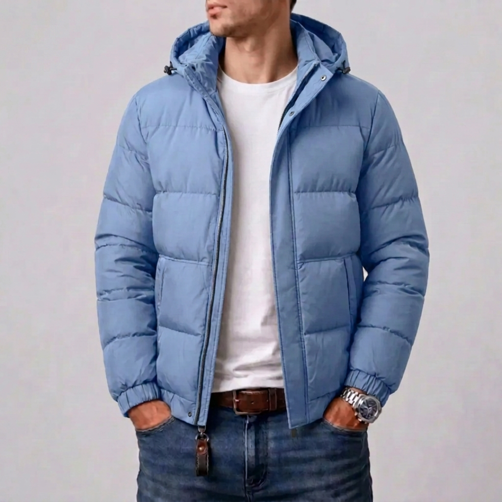 LIAM™ | Hooded Quilted Puffer Jacket