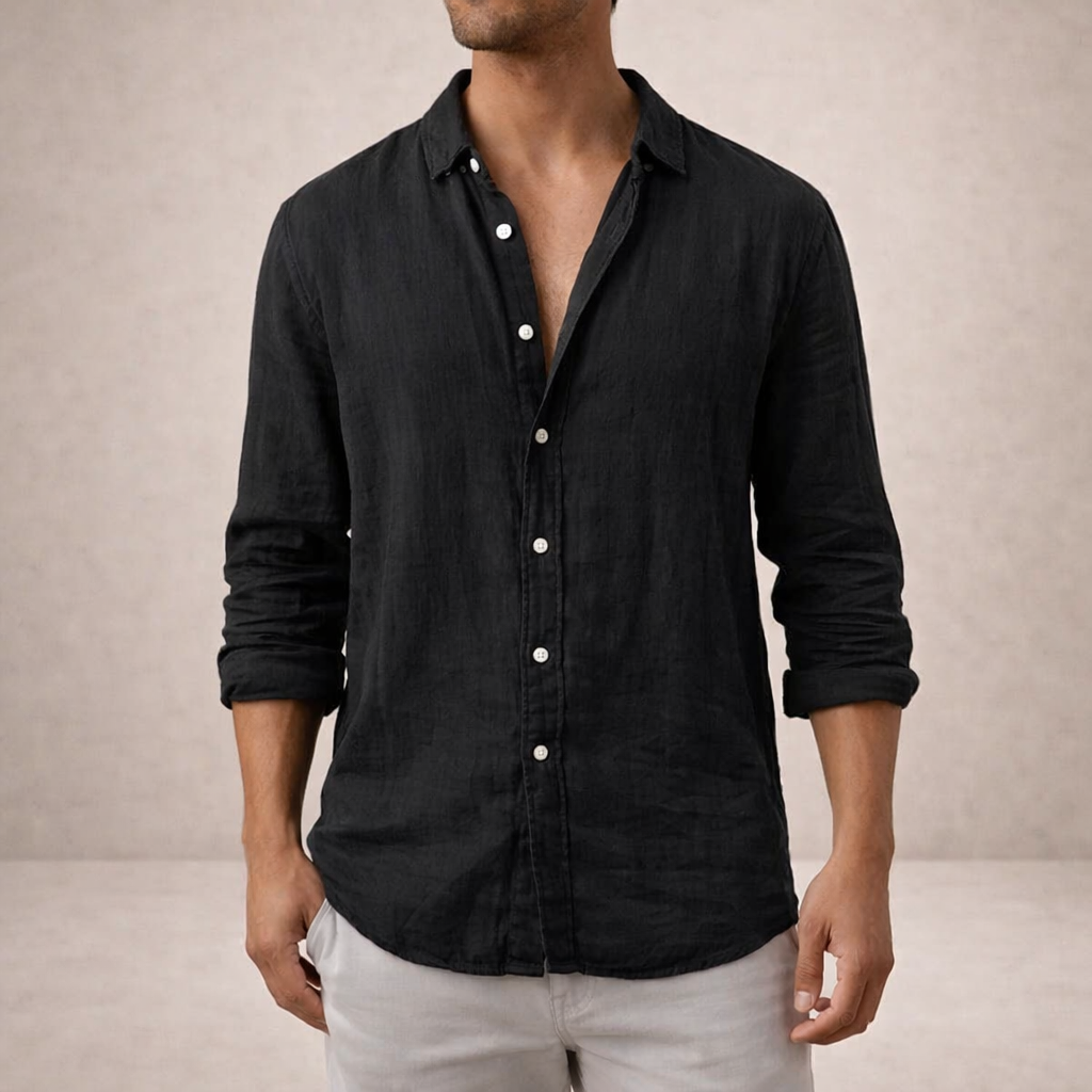 LIAM™ | Open Collar Shirt