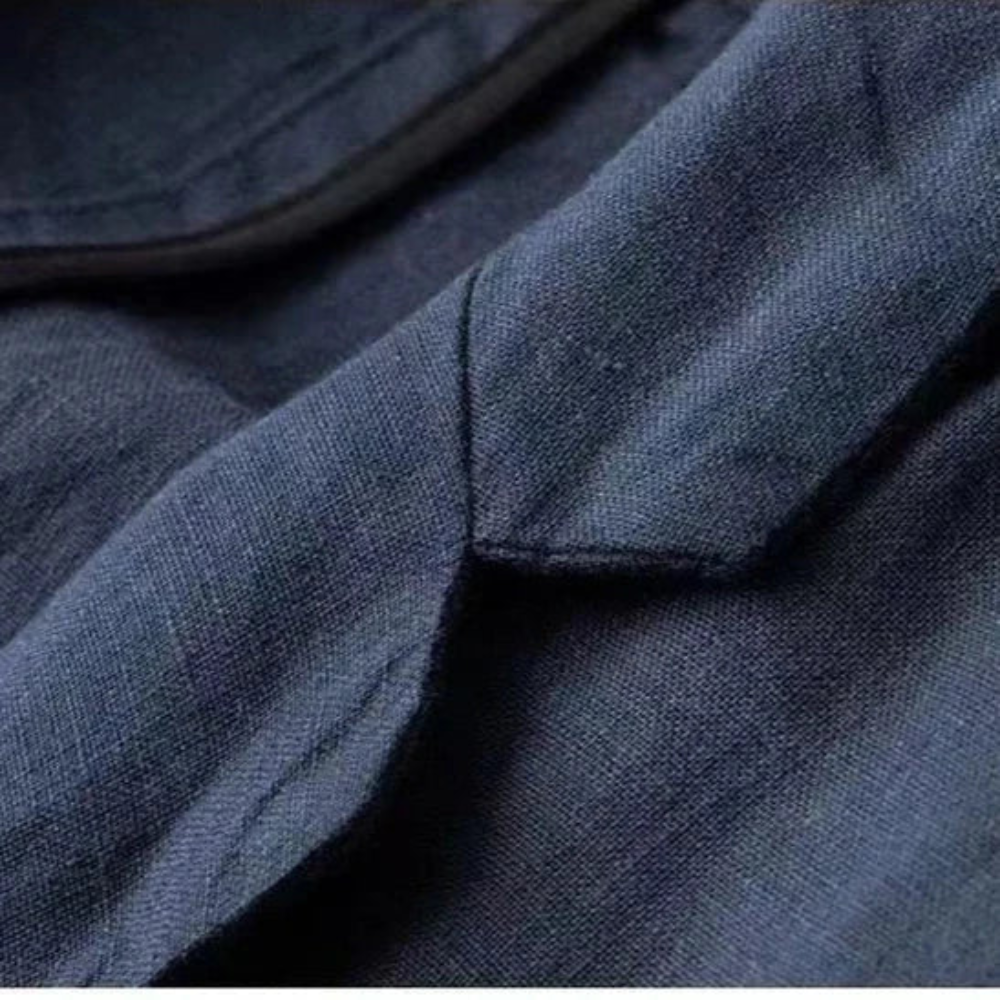 LIAM™ | Men's Pure Linen Coord