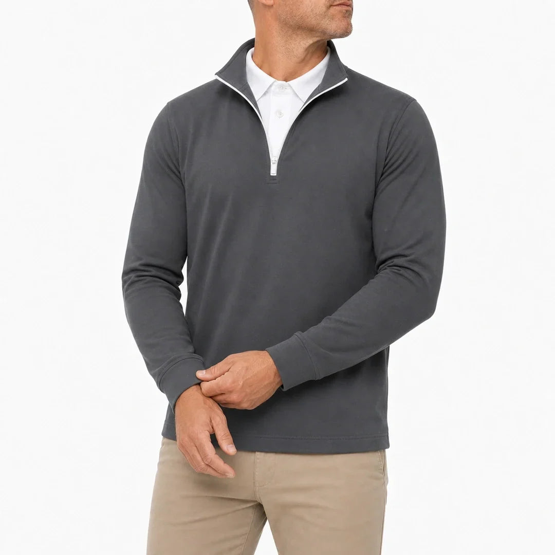 LIAM™ | Leon - Men’s Ultra-Comfortable 2-in-1 Quarter-Zip