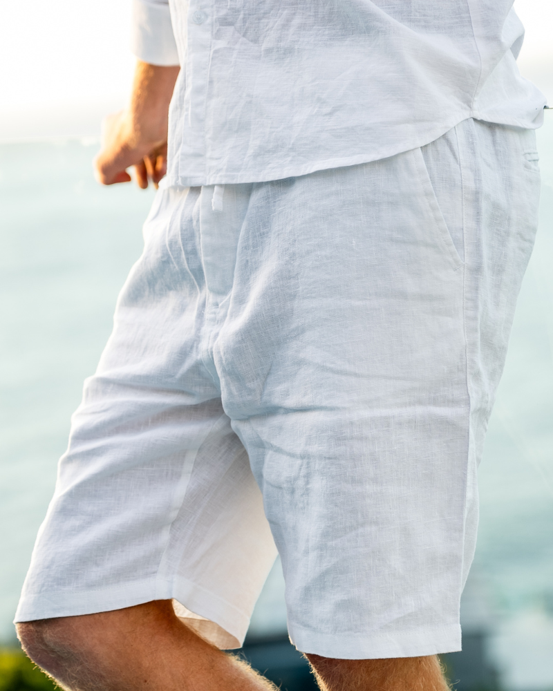 LIAM™ | PREMIUM LINEN SHORTS