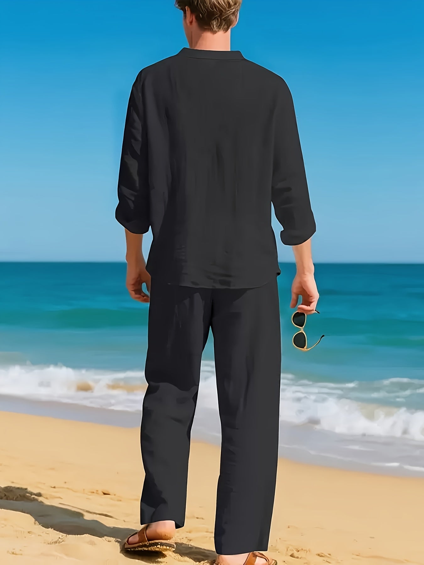 LIAM™ | Men's Coords Woven Linen