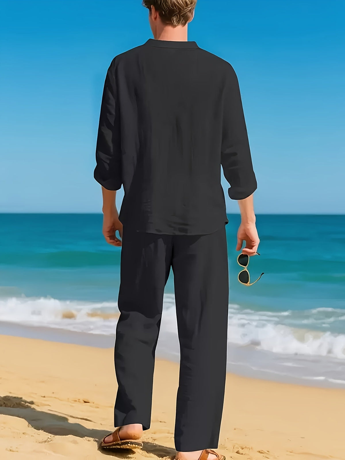 LIAM™ | Men's Coords Woven Linen