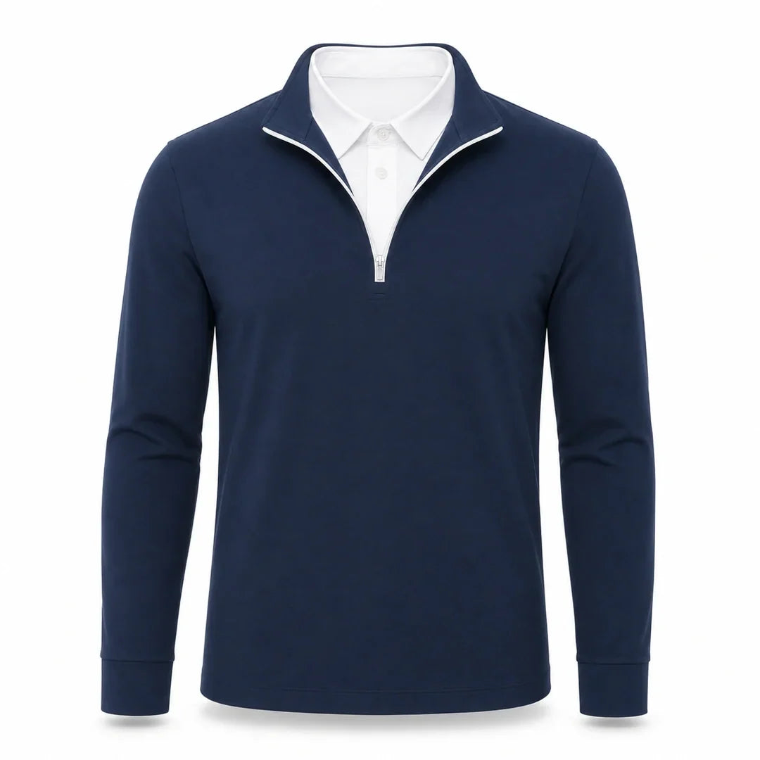 LIAM™ | Leon - Men’s Ultra-Comfortable 2-in-1 Quarter-Zip