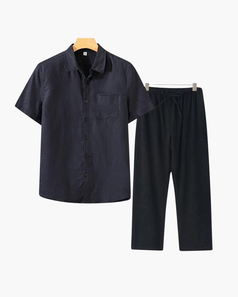 LIAM™ | LINEN COMBO (SHORTSLEEVE)