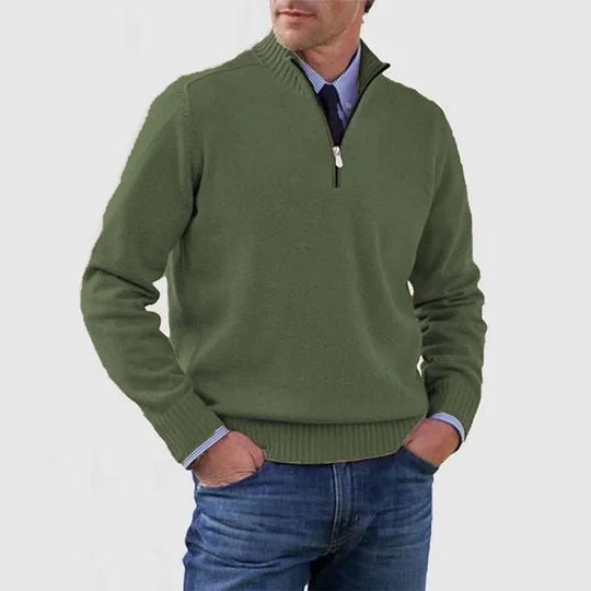 LIAM™ | CASUAL HALF-ZIP SWEATER