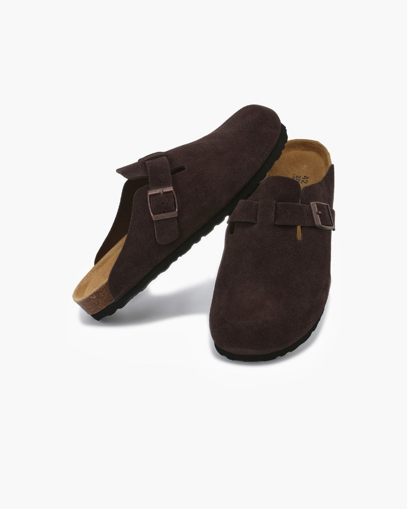 LIAM™ | SUEDE CLOGS