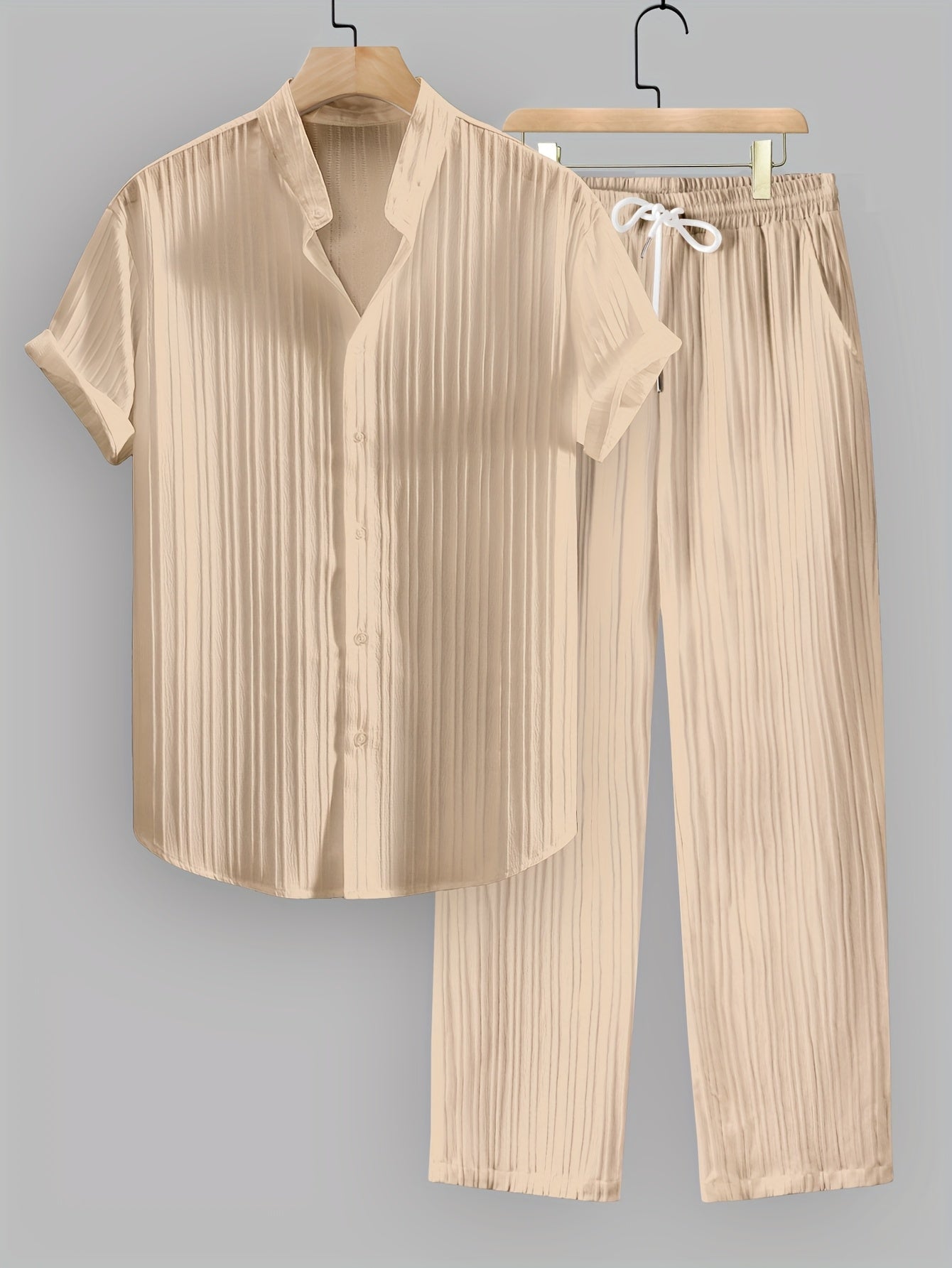 LIAM™ | Men's Ribbed Fabric Co-Ord Set