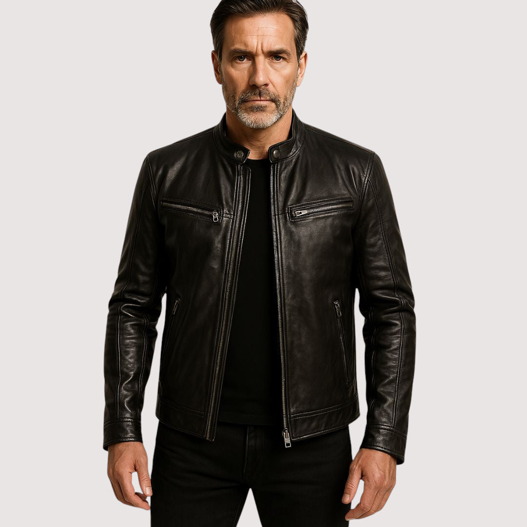 LIAM™ | ELEGANT LEATHER JACKET