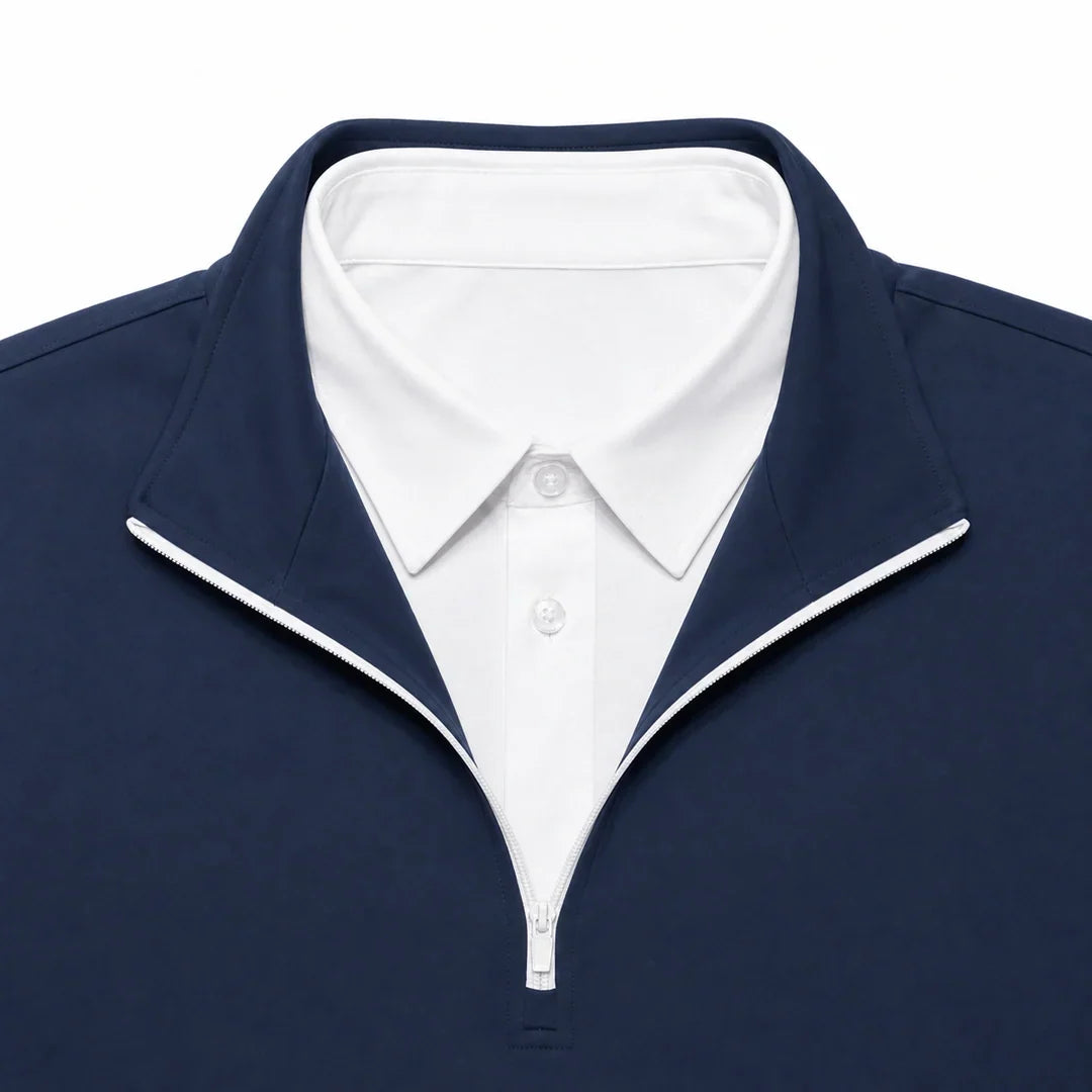LIAM™ | Leon - Men’s Ultra-Comfortable 2-in-1 Quarter-Zip