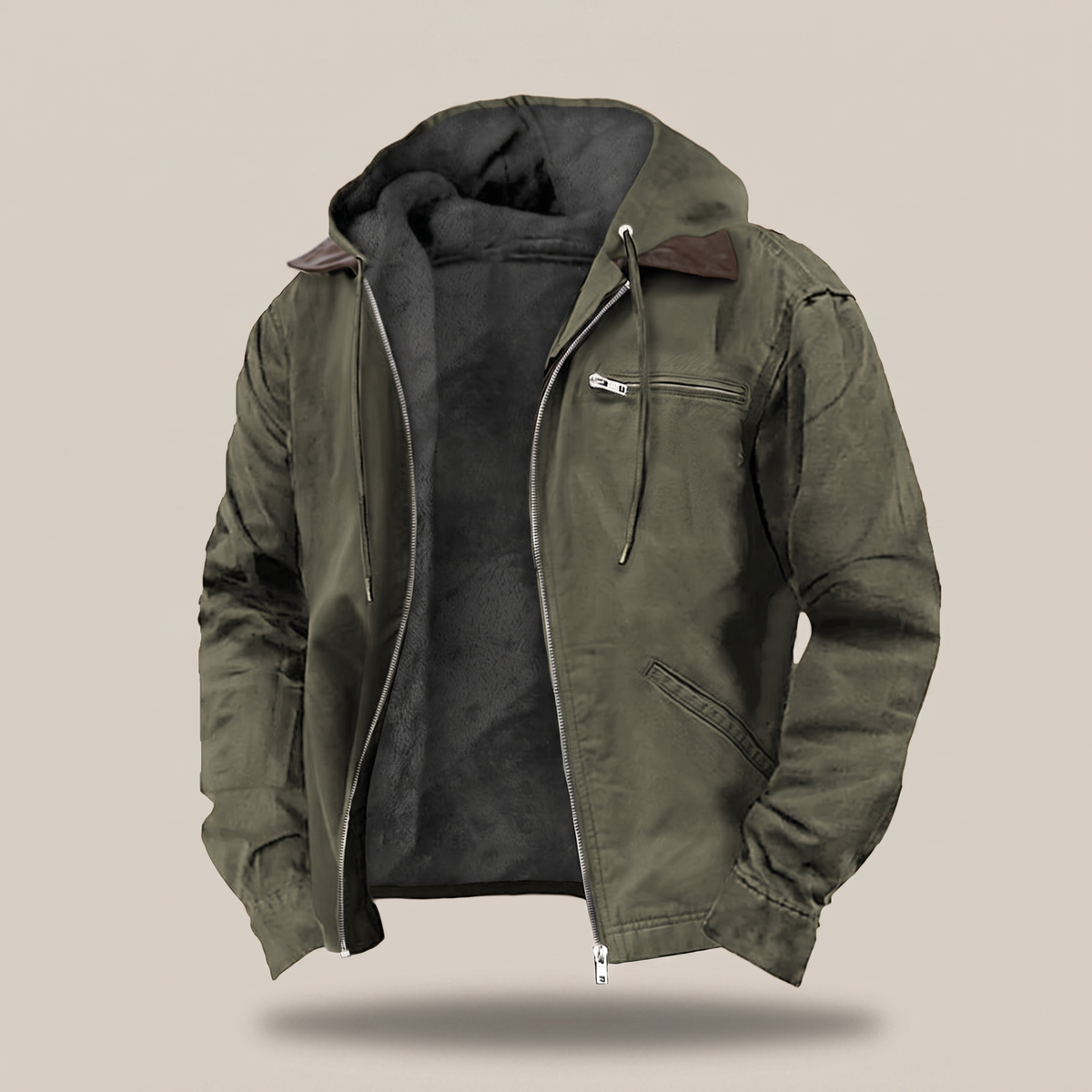 LIAM™ | Wellington Full-Zip Hooded Jacket