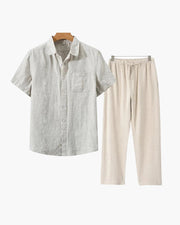 LIAM™ | LINEN COMBO (SHORTSLEEVE)