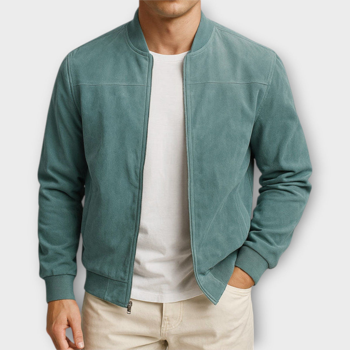 LIAM™ | SUEDE BOMBER JACKET