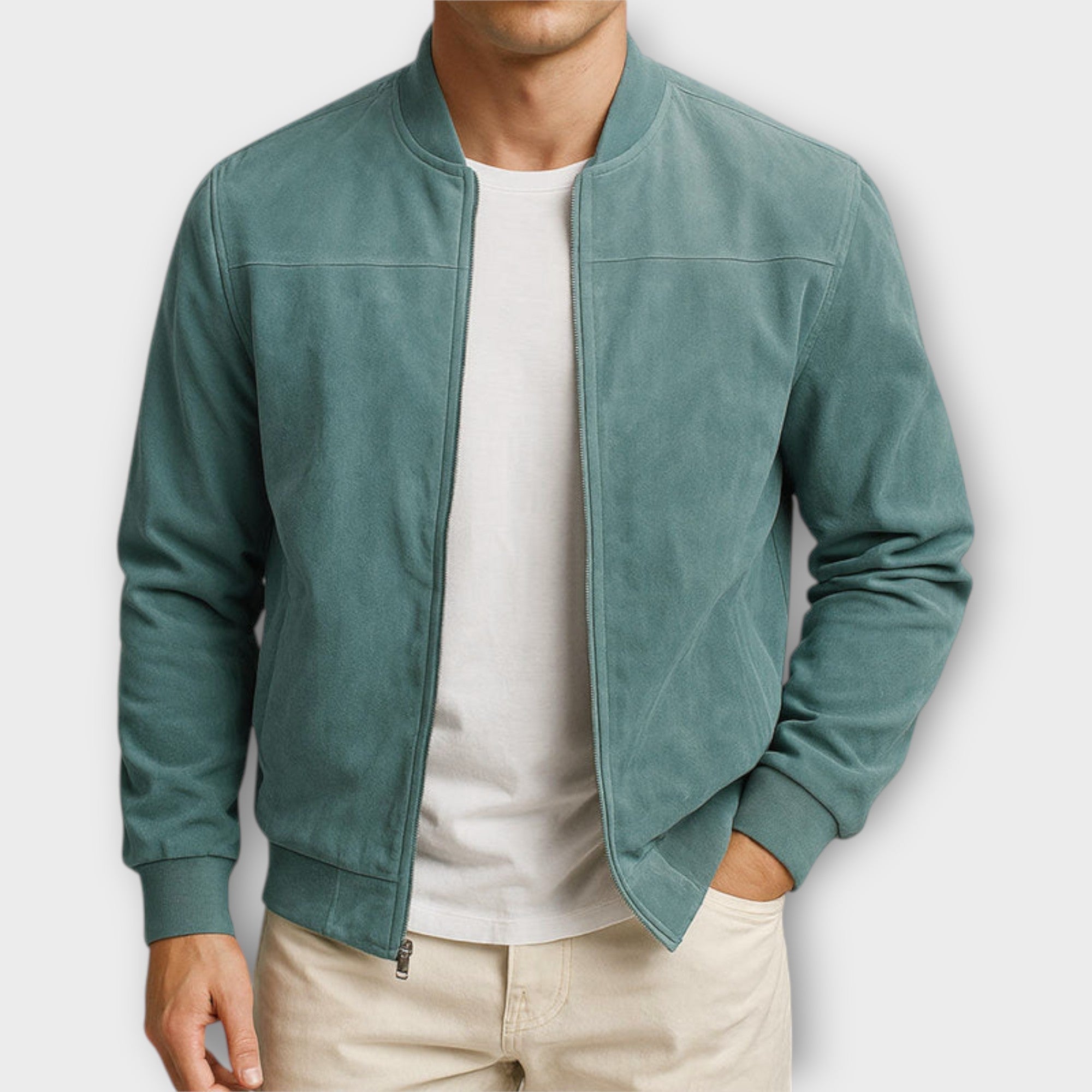 LIAM™ | SUEDE BOMBER JACKET