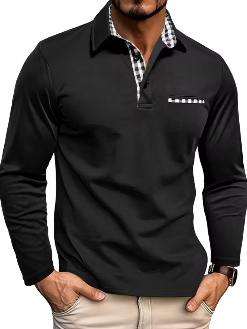 LIAM™ | Plaid Polo