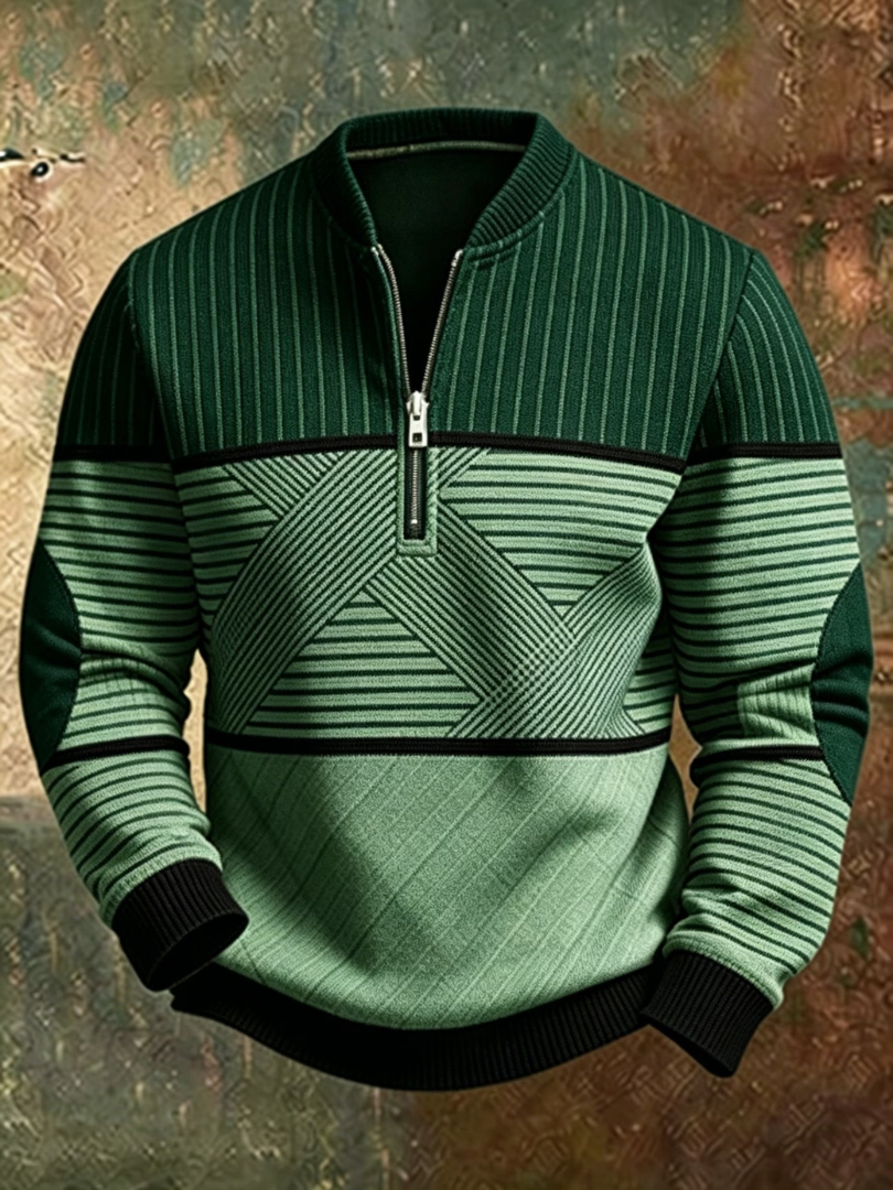 LIAM™ | Stylish Men's Half-Zip Sweater