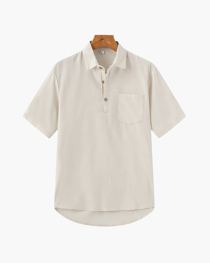 LIAM™ | LINEN POLO
