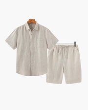 LIAM™ | LINEN COMBO (SHORTS)
