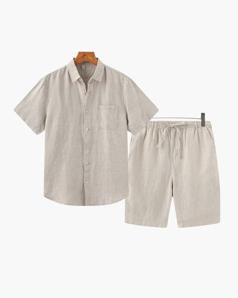 LIAM™ | LINEN COMBO (SHORTS)