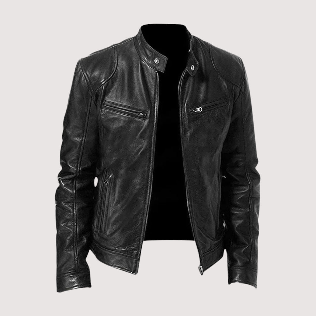LIAM™ | ELEGANT LEATHER JACKET