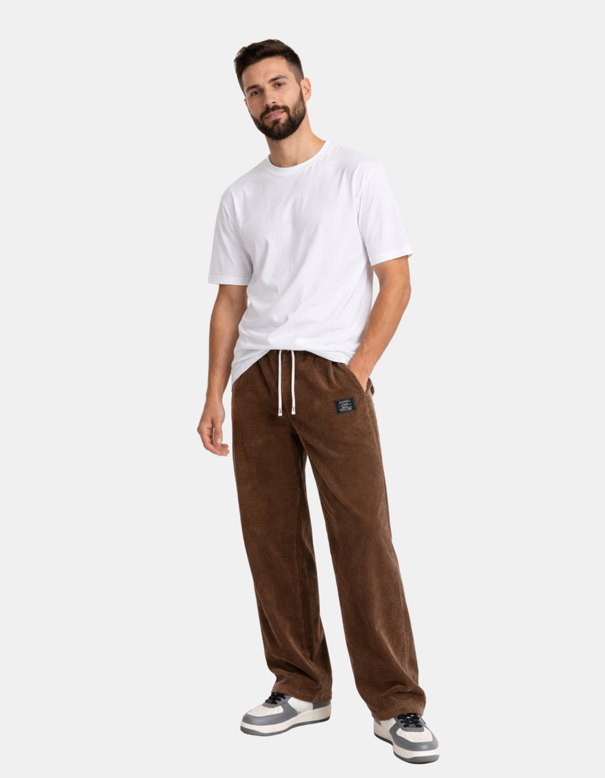 LIAM™ | James Relaxed-fit Corduroy Trousers
