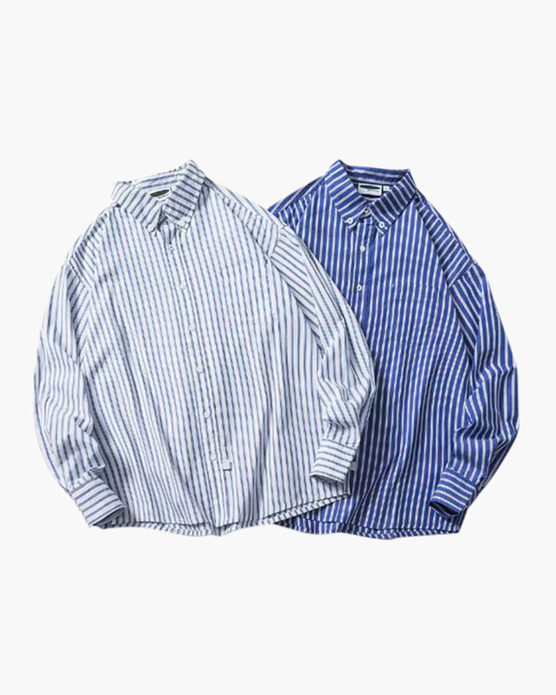 LIAM™ | OVERSIZED STRIPED SHIRT