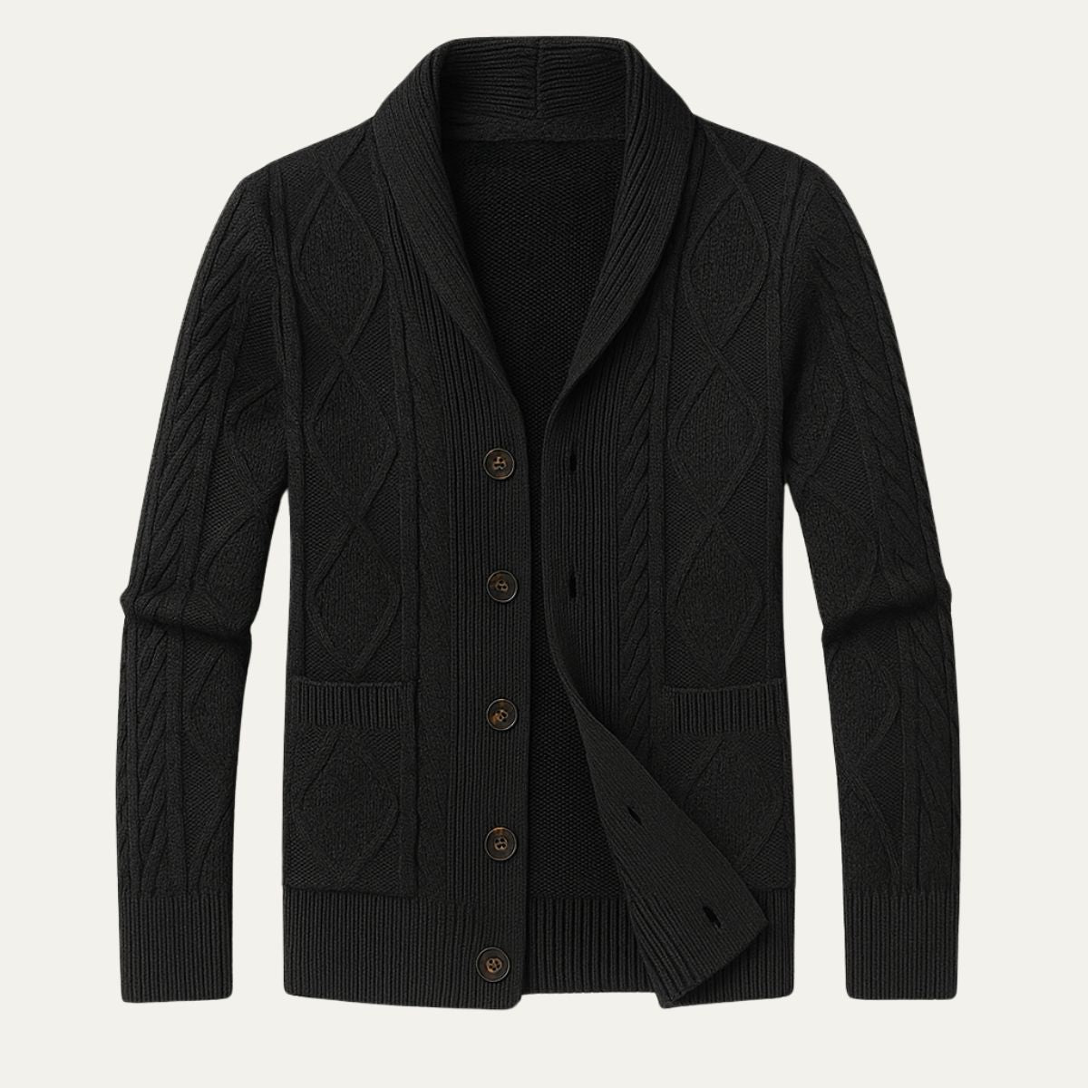 LIAM™ | Button-Front Cardigan