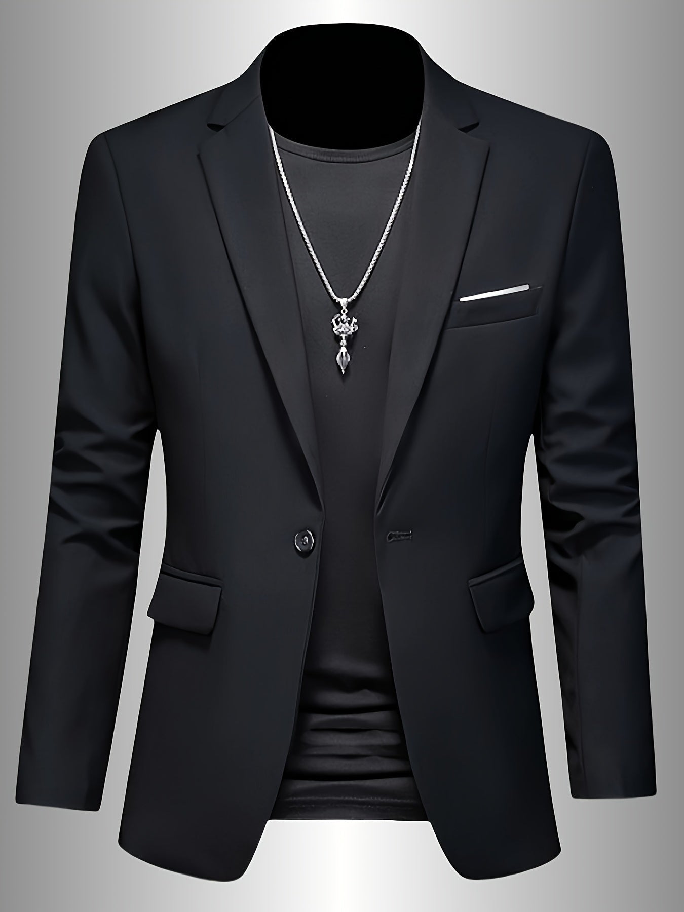 LIAM™ | Men's Skinny-Fit Woven Blazer