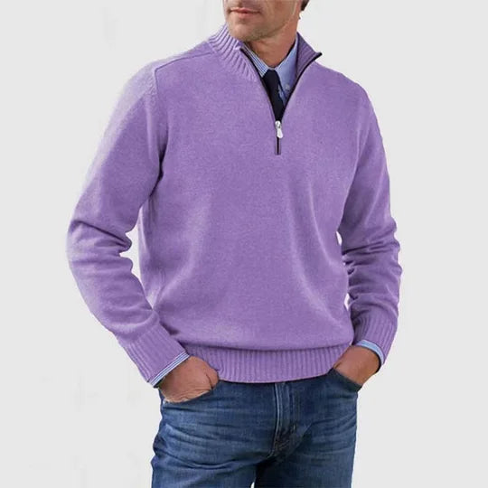 LIAM™ | CASUAL HALF-ZIP SWEATER