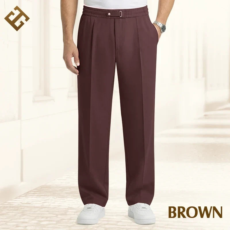 LIAM™ | EaseTailor - Flexible Straight Fit Smart Comfort Pants