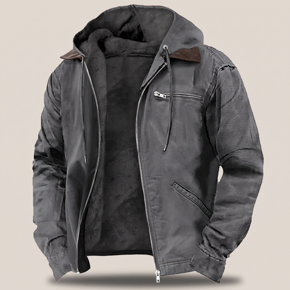 LIAM™ | Wellington Full-Zip Hooded Jacket