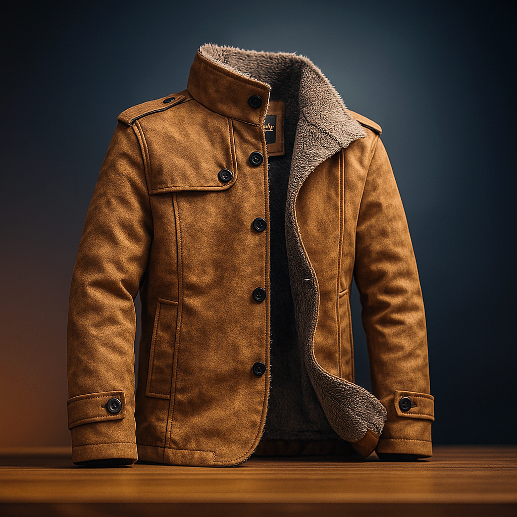 LIAM™ | Trenton Suede Overcoat