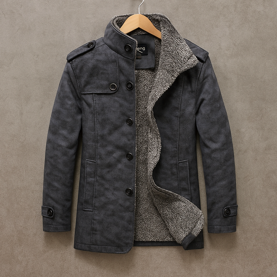 LIAM™ | Trenton Suede Overcoat