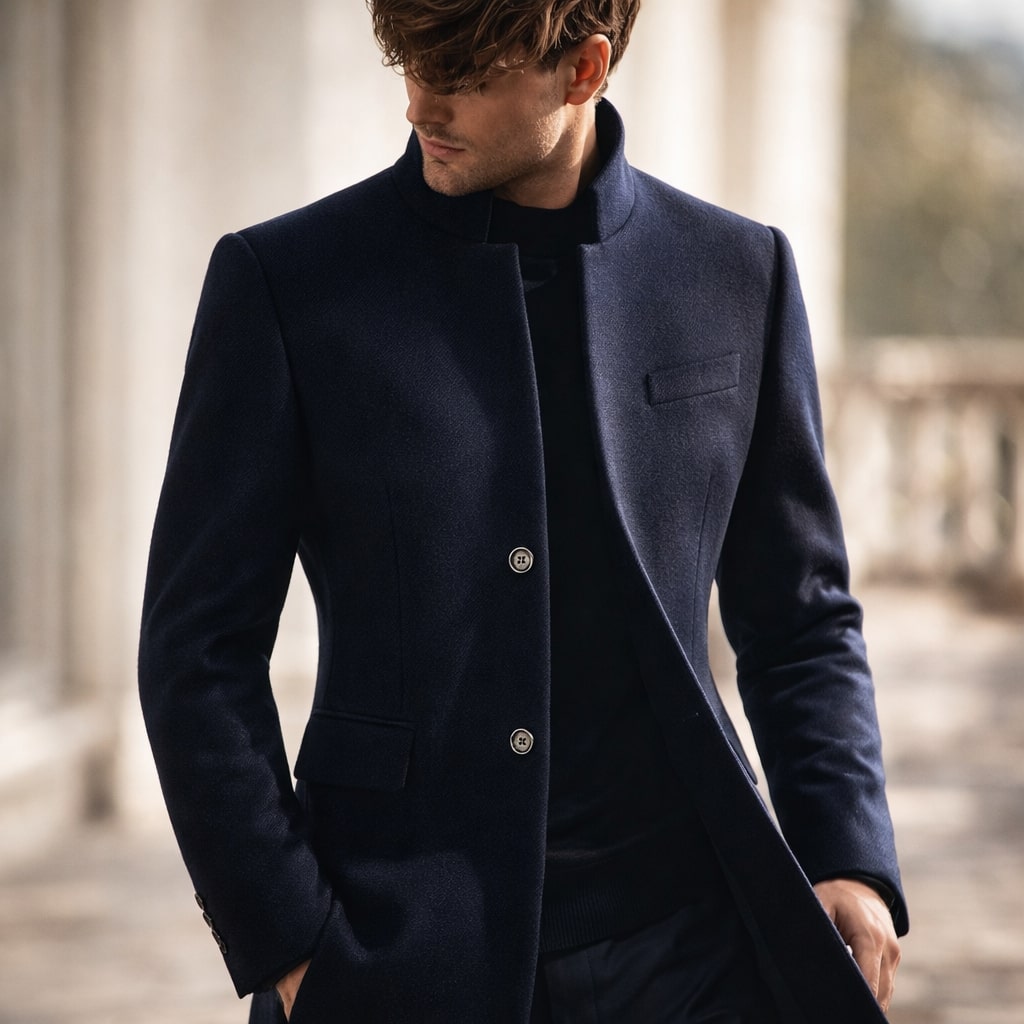 LIAM™ | HIGH-COLLAR MEN'S COAT