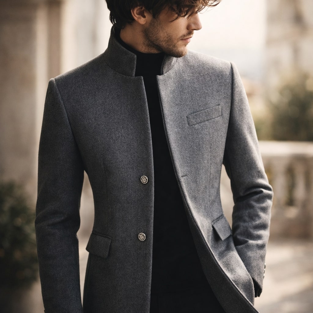 LIAM™ | HIGH-COLLAR MEN'S COAT
