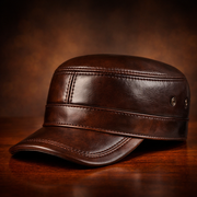 LIAM™ | Harrington Genuine Leather Cap