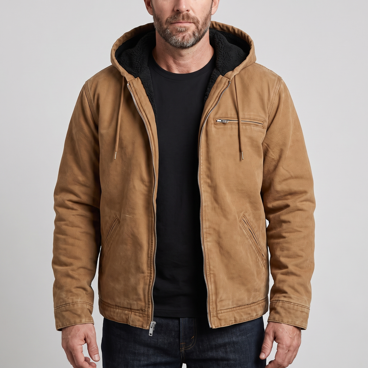 LIAM™ | Wellington Full-Zip Hooded Jacket