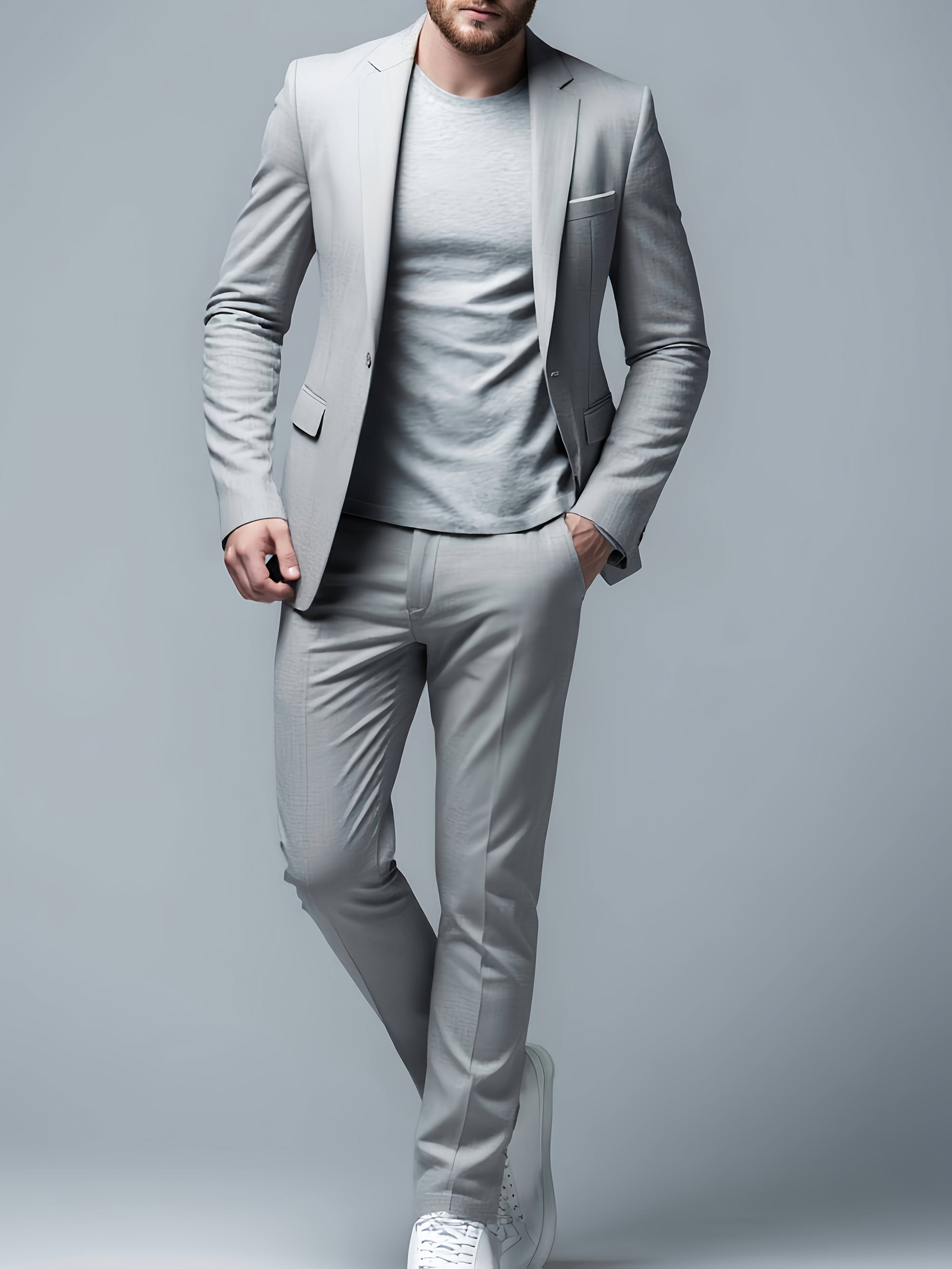 LIAM™ | Men's Stretch Two-Button Suit