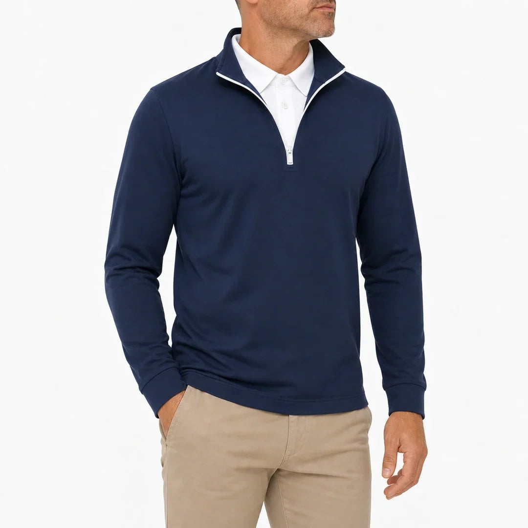 LIAM™ | Leon - Men’s Ultra-Comfortable 2-in-1 Quarter-Zip