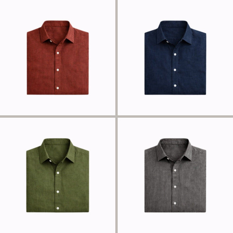 LIAM™ | Men's Cotton-Linen Longsleeve