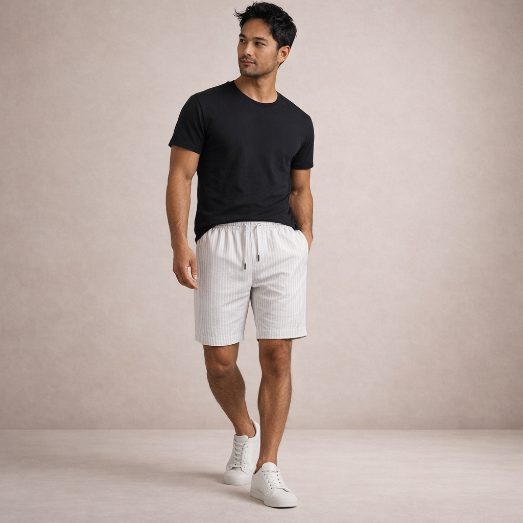 LIAM™ | Linen Shorts