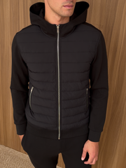 LIAM™ | Hybrid Quilted Hooded Jacket